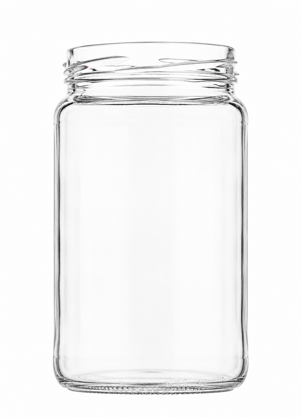 Jampot 630 ml - Helder Glas Zonder Deksel
