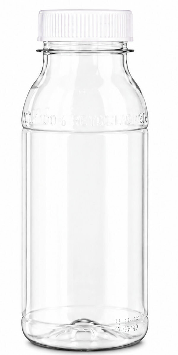 250 ml rPET Sapfles met Witte Dop - Helios Holland