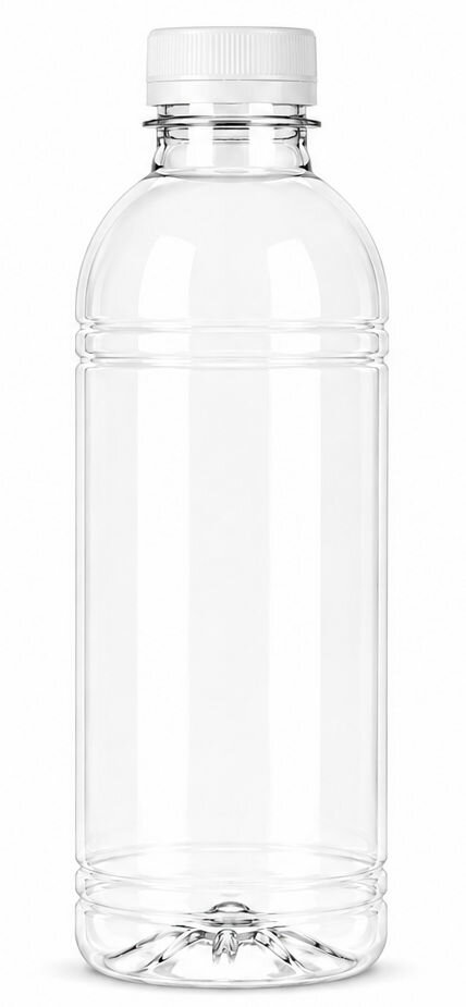 1000 ml rPET sapfles met witte draaidop