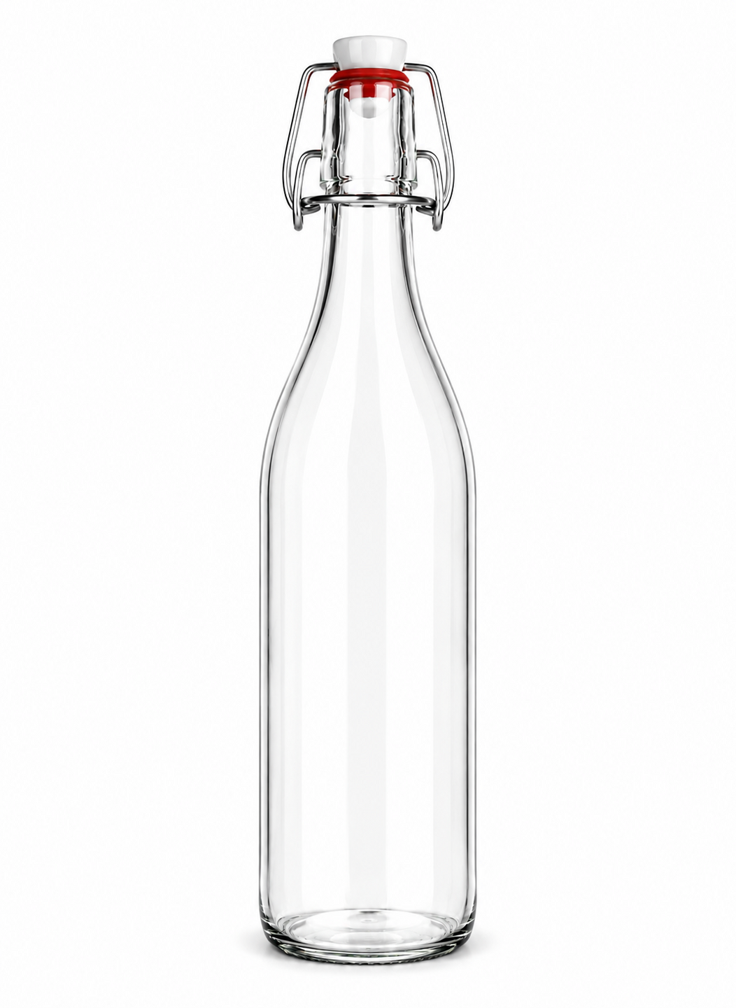 Beugelfles 1 Liter Helder Glas