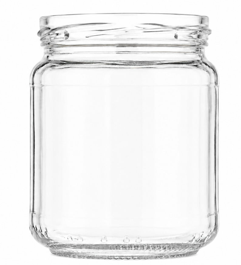 jampot 210ml met zonder deksel