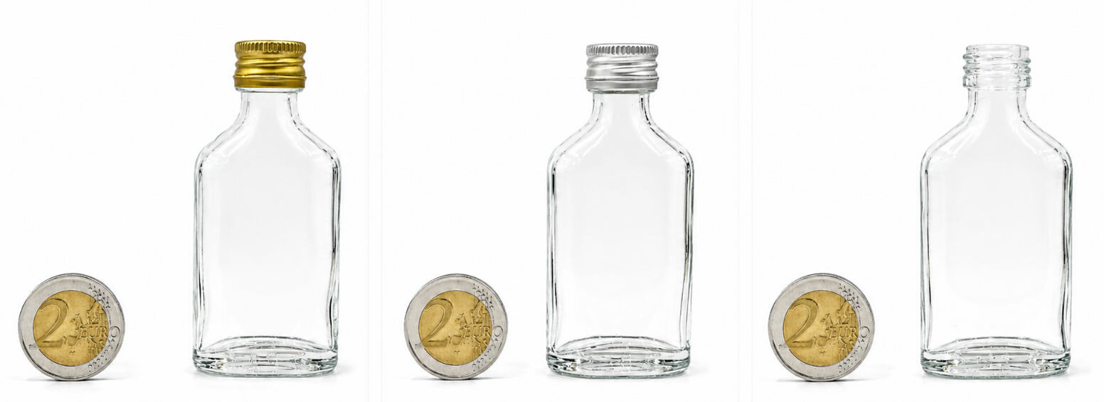 lege miniflesjes en shotflesjes 