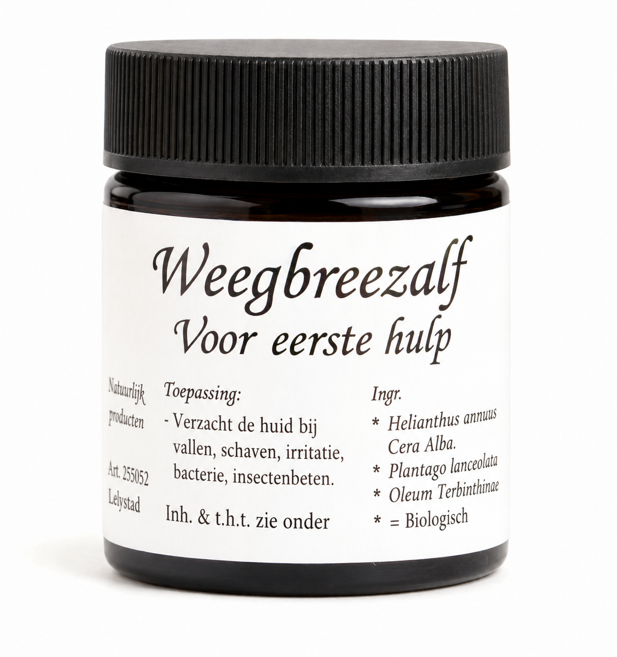 De Polderkol - Biologische Weegbreezalf 30 ml