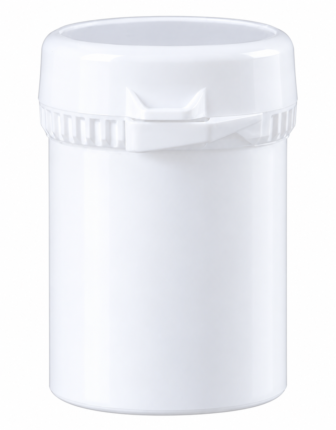 Witte Snap Secure pot 45 ml met verzegelbare deksel