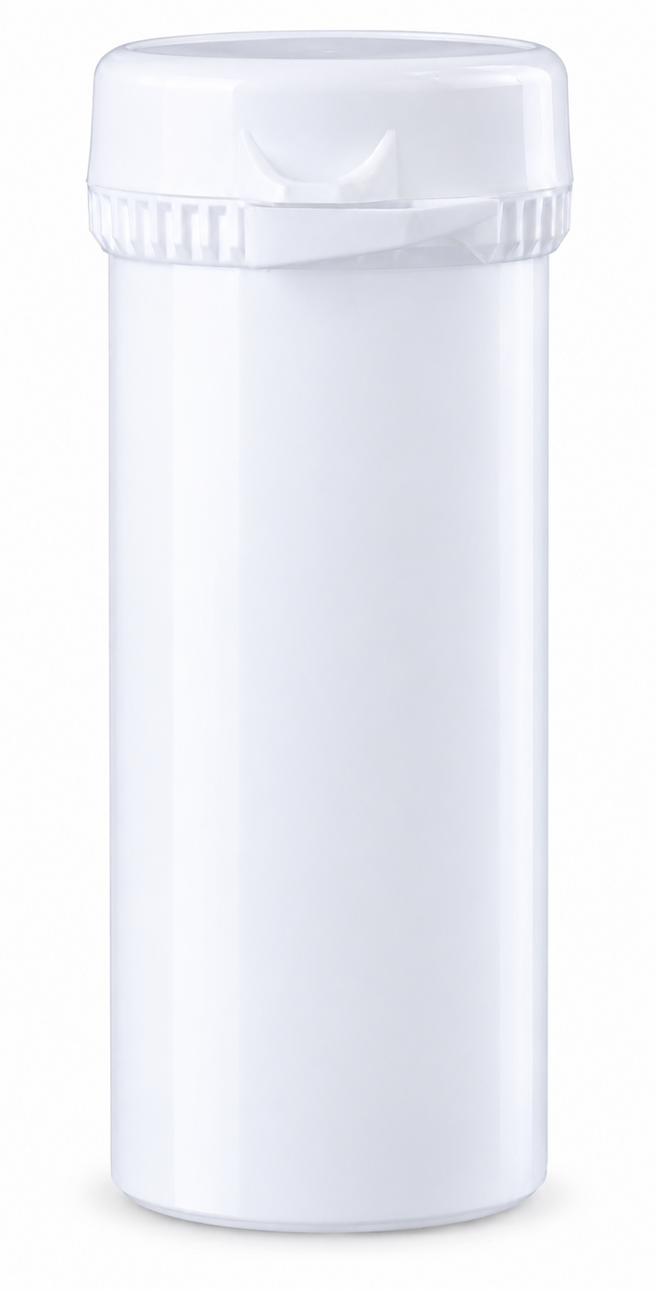Witte Snap Secure pot 75 ml met verzegelbare deksel