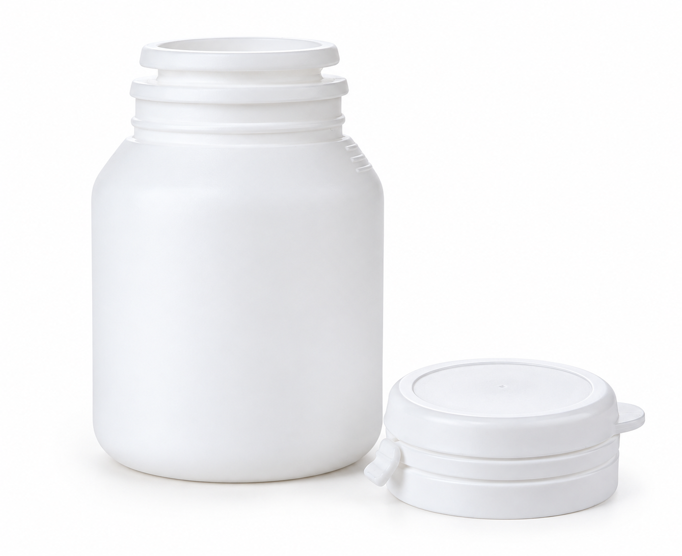 Witte Snap Secure pot 50 ml met verzegelbaar deksel