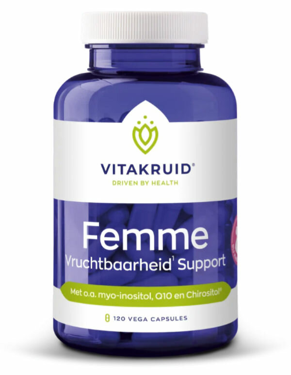 Vitakruid - Femme Vruchtbaarheid Support - 120 vega capsules