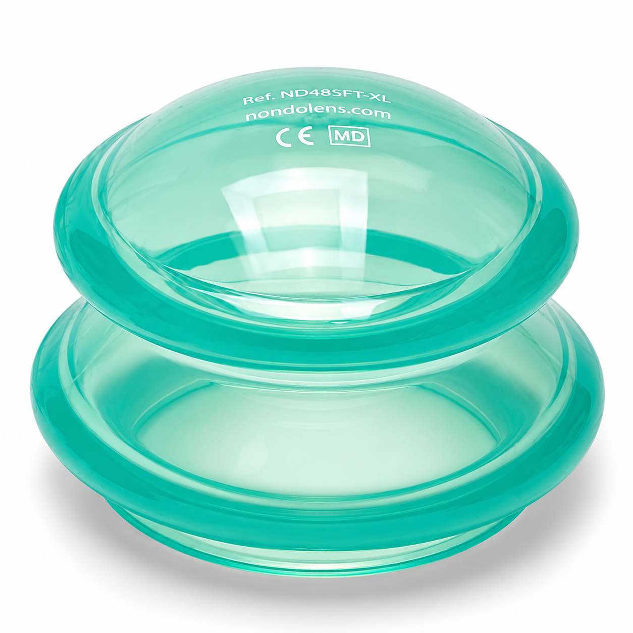 Lichtgroene zachte siliconen cupping cup type pagode