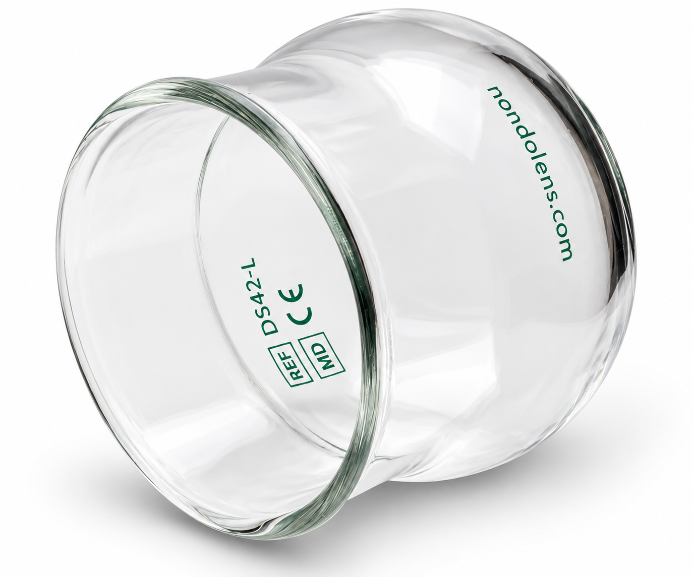 NonDolens vuurcupping glas xs-2-5cm &ndash; zijaanzicht