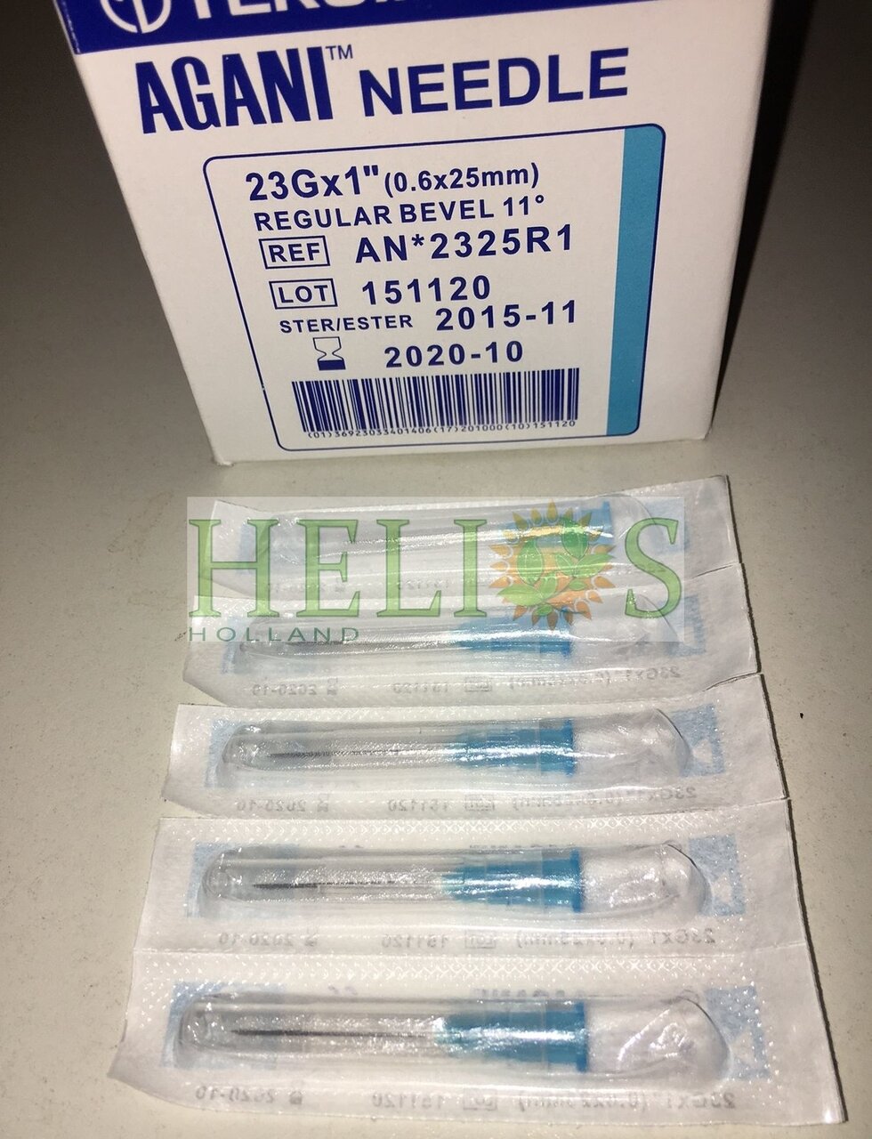 Injectienaald blauw 23g  0,6x25mm