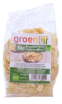 Groenlijf Biologisch Amandel Schilfers 100 gram