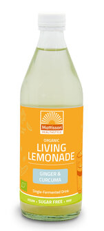 Mattisson Organic Living Lemonade - Ginger &amp; Turmeric