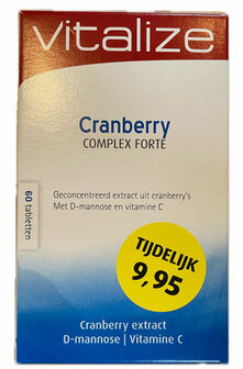 Cranberry Complex Forte - 60tbl - Vitalize