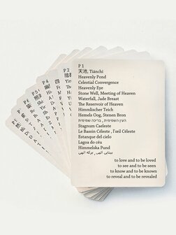 Inzicht Kaarten Pericard Meridiaan -Intention