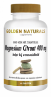 Golden Naturals Magnesium Citraat 400 mg 60 tabl