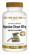 Golden Naturals Magnesium Citraat 400 mg 180 tabl