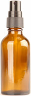 Fles 50ml amber met Zwarte Spraydop / Verstuiver