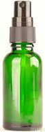 Fles 30ml groen met Zwarte Spraydop / Verstuiver