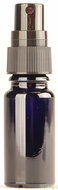 Fles 10ml violet UV met Zwarte Spraydop / Verstuiver