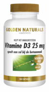 Golden Naturals Vitamin D3 25mcg 360 softgels