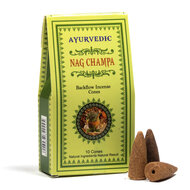 Ayurvedische Nag Champa backflow 10 Wierookkegels