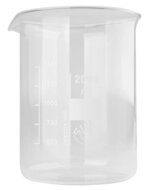 Maatbeker pyrex glas vuurvast 2000ml