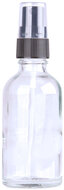 Fles 50ml helder met Zwarte Spraydop / Verstuiver