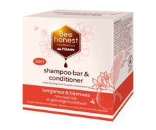 Shampoobar &amp; Conditioner bergamot &amp; bijenwas 80gr - Bee Honest