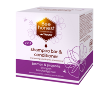 Shampoobar &amp; Conditioner jasmijn &amp; propolis 80gr - Bee Honest