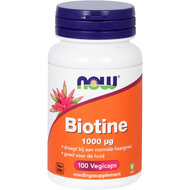 Biotine 1000mcg - 100 gelules - Vitortho / NOW