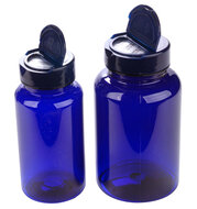Petpacker Pot 200ml - Kobaltblauw - INCLUSIEF Flapper Cap Schroefdeksel