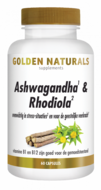 Golden Naturals Ashwagandha &amp; Rhodiola
