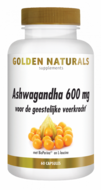Golden Naturals Ashwagandha 600mg 60vcaps