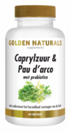 Golden Naturals Caprylzuur &amp; Pau d&#039;Arco 60 Tabletten