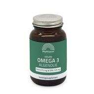 Vegan Omega-3 Algenolie 500 mg - DHA 375 mg &amp; EPA 125 mg - 60 capsules - Mattisson