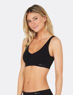 Padded Shaper Crop Bra (BH) - Zwart - Maat L