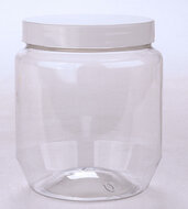 Pot 300ml - PET - Glashelder - Met Deksel