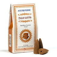 Ayurvedische Palo Santo Backflow 10 Wierookkegels