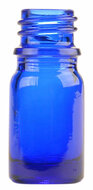 Kobalt blauw flesje 5ml druppelfles