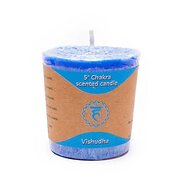 Votief Geurkaarsje 5e chakra