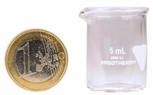 Maatbeker van Glas Vuurvast - 5ml