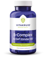 B-Complex Actief zonder Vitamine B6 - 90 capsules - Vitakruid