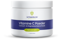 Vitamine C poeder Calcium- &amp; Magnesiumascorbaat - 260g - Vitakruid