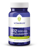 Vitakruid - B12 1000 mcg Methylcobalamine - 180 smelttabletten