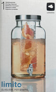 Leonardo Drankdispenser Succo - Glas - 7 Liter
