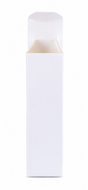 wit kartonnen doosje voor 5 en 10 ml DIN 18 flesjes
