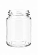 Jampot 196 ml zeshoekig glas 