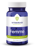 Vitakruid Femme Hormoonsupport voor Vrouwen &ndash; vier gestandaardiseerde kruidenextracten