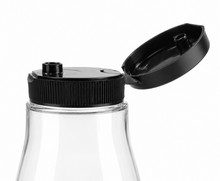 zwarte 38SP400 flip-top dop voor PET sausfles