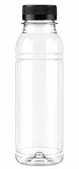 330 ml rPET sapfles met zwarte draaidop